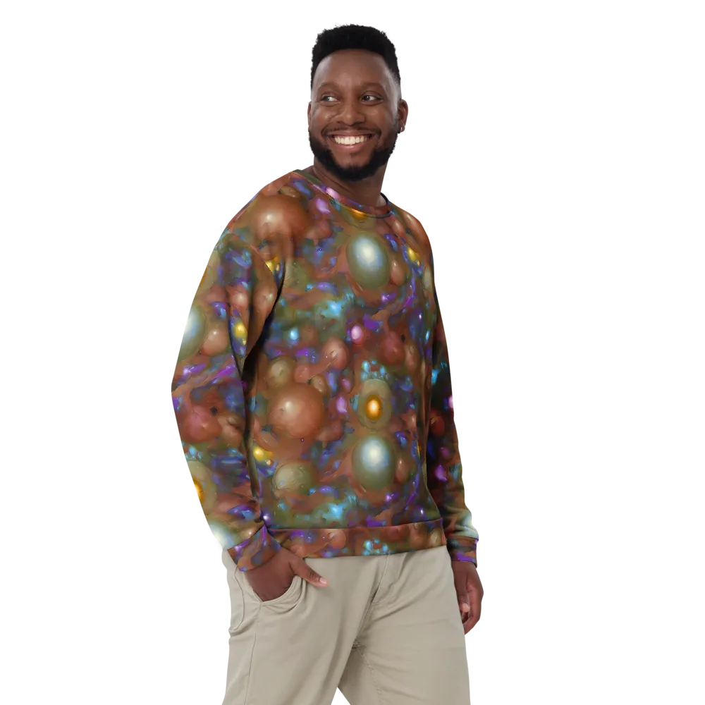 Iridescent Bloom on Sweatshirt — Front