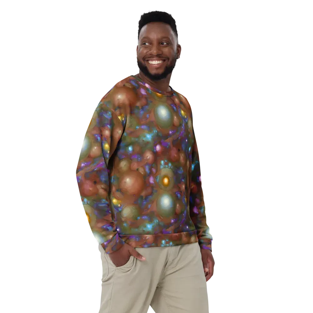 Iridescent Bloom on Sweatshirt — Front
