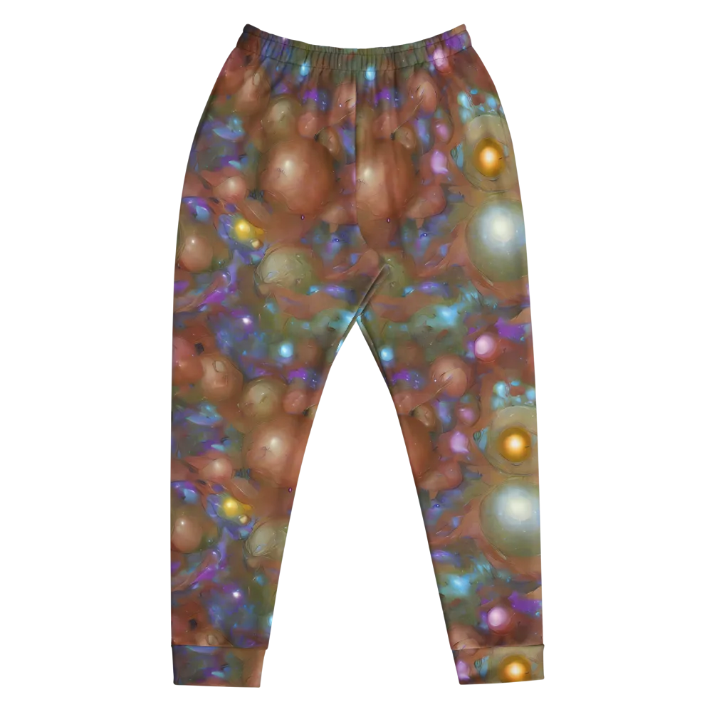 Iridescent Bloom on Men's Joggers — Front