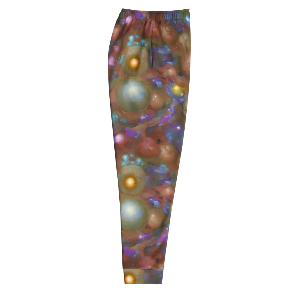 Iridescent Bloom on Men's Joggers — Right