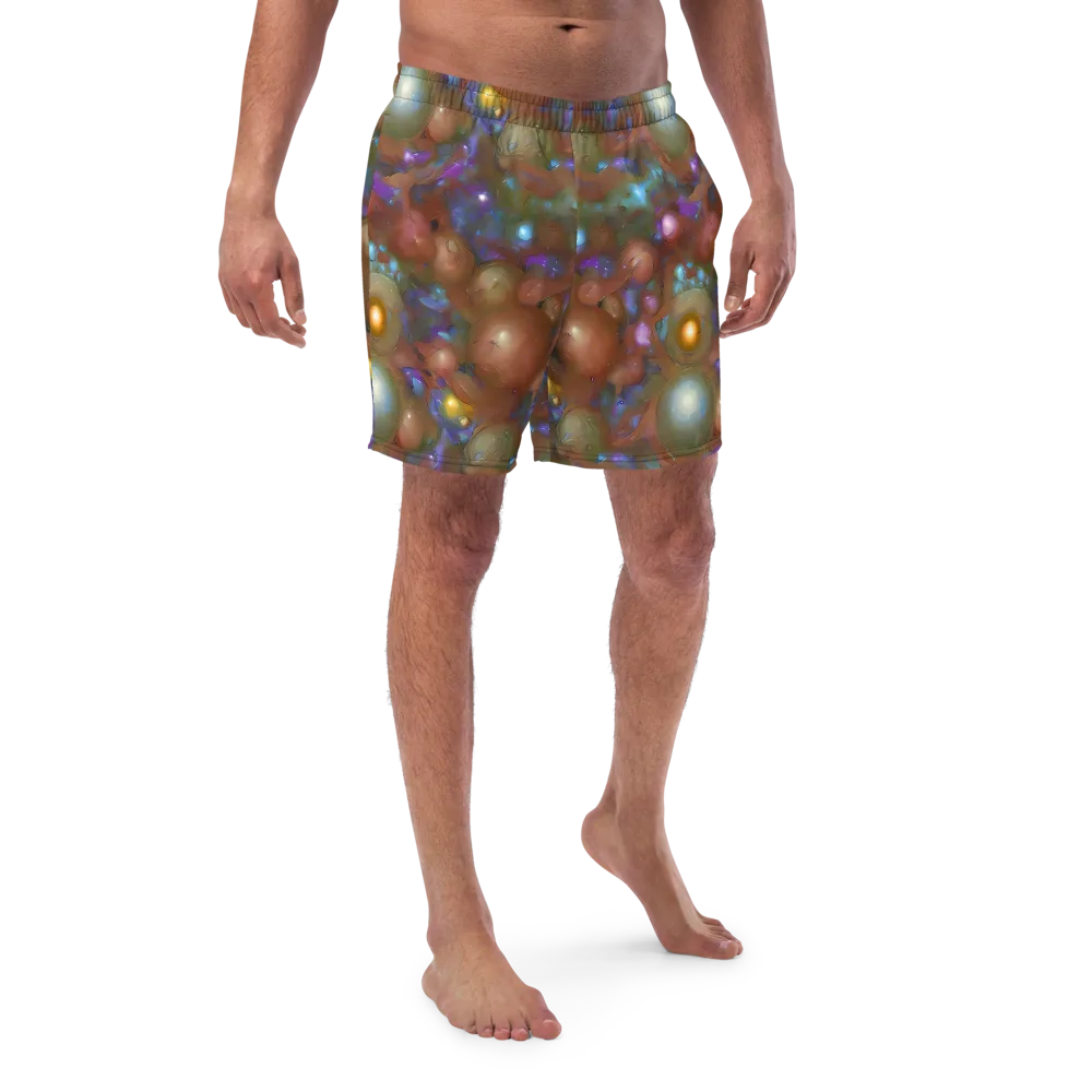 Iridescent Bloom on Swim Trunks — Front