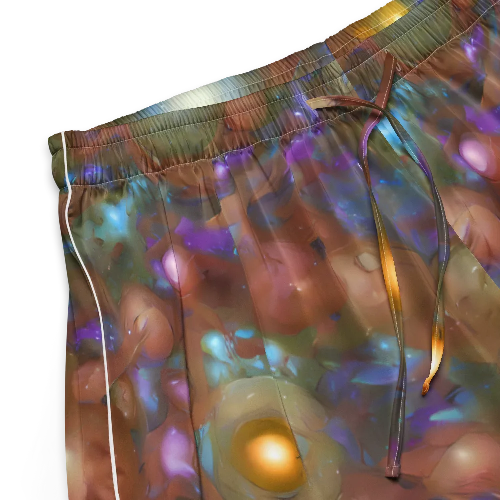 Iridescent Bloom on Women's Pajama Shorts — Product details