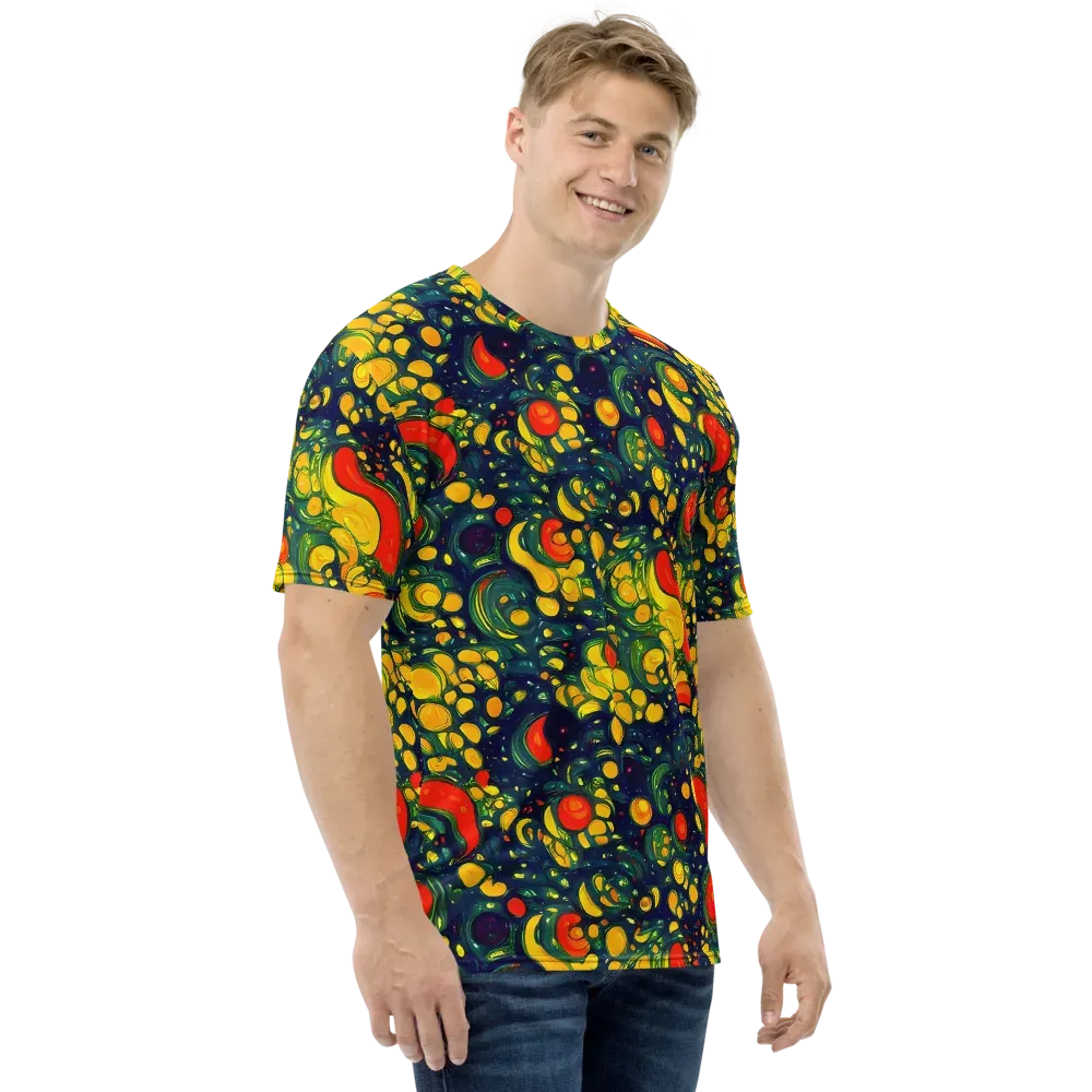 Neon Orchard on Men's Crew Neck T-Shirt — Right