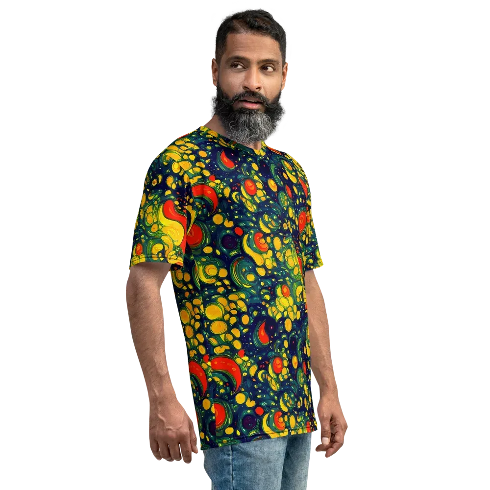 Neon Orchard on Men's Crew Neck T-Shirt — Right