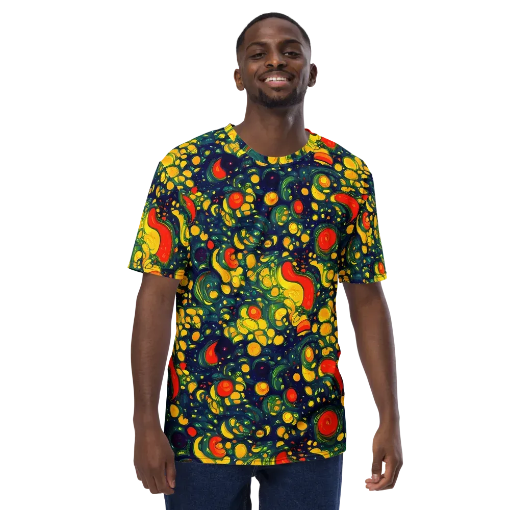Neon Orchard on Men's Crew Neck T-Shirt — Front