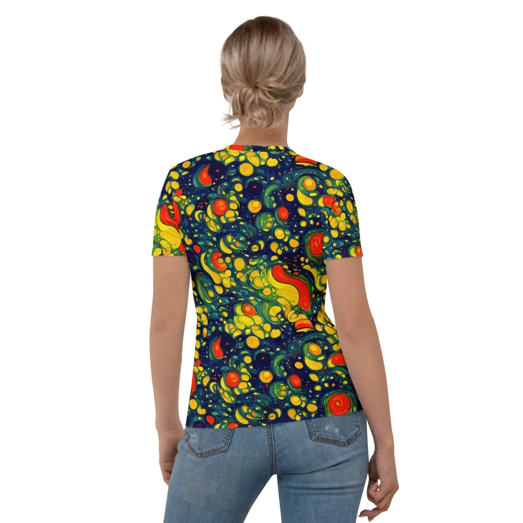 Neon Orchard on Women's Crew Neck T-Shirt — Back
