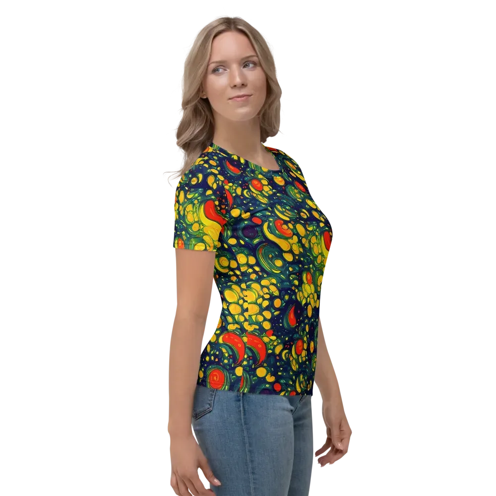 Neon Orchard on Women's Crew Neck T-Shirt — Right