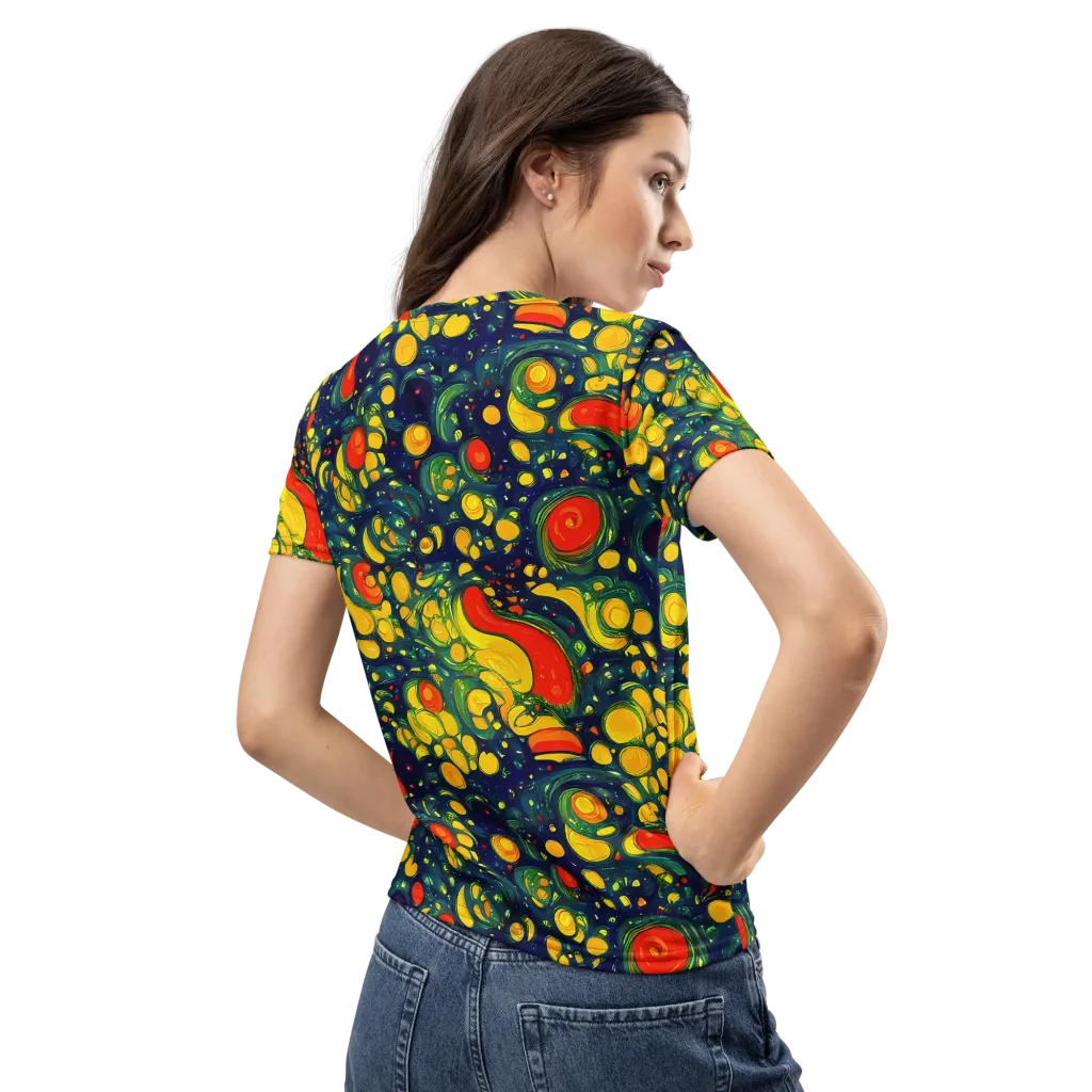 Neon Orchard on Women's Crew Neck T-Shirt — Back
