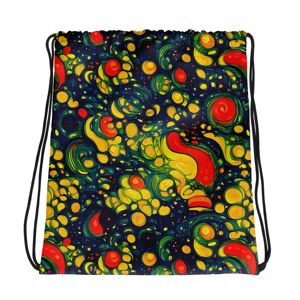 Neon Orchard on Drawstring Bag — Photo
