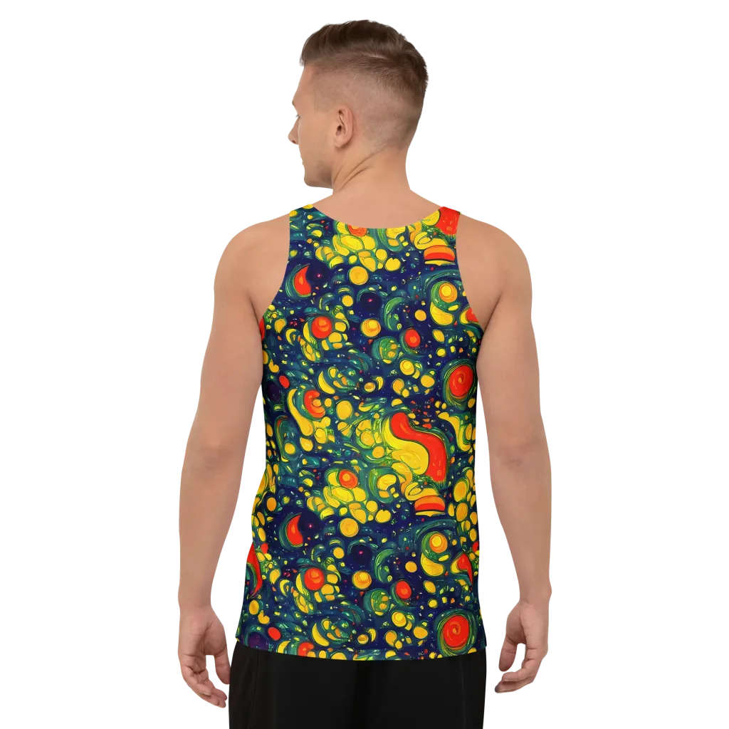 Neon Orchard on Men's Tank Top — Back
