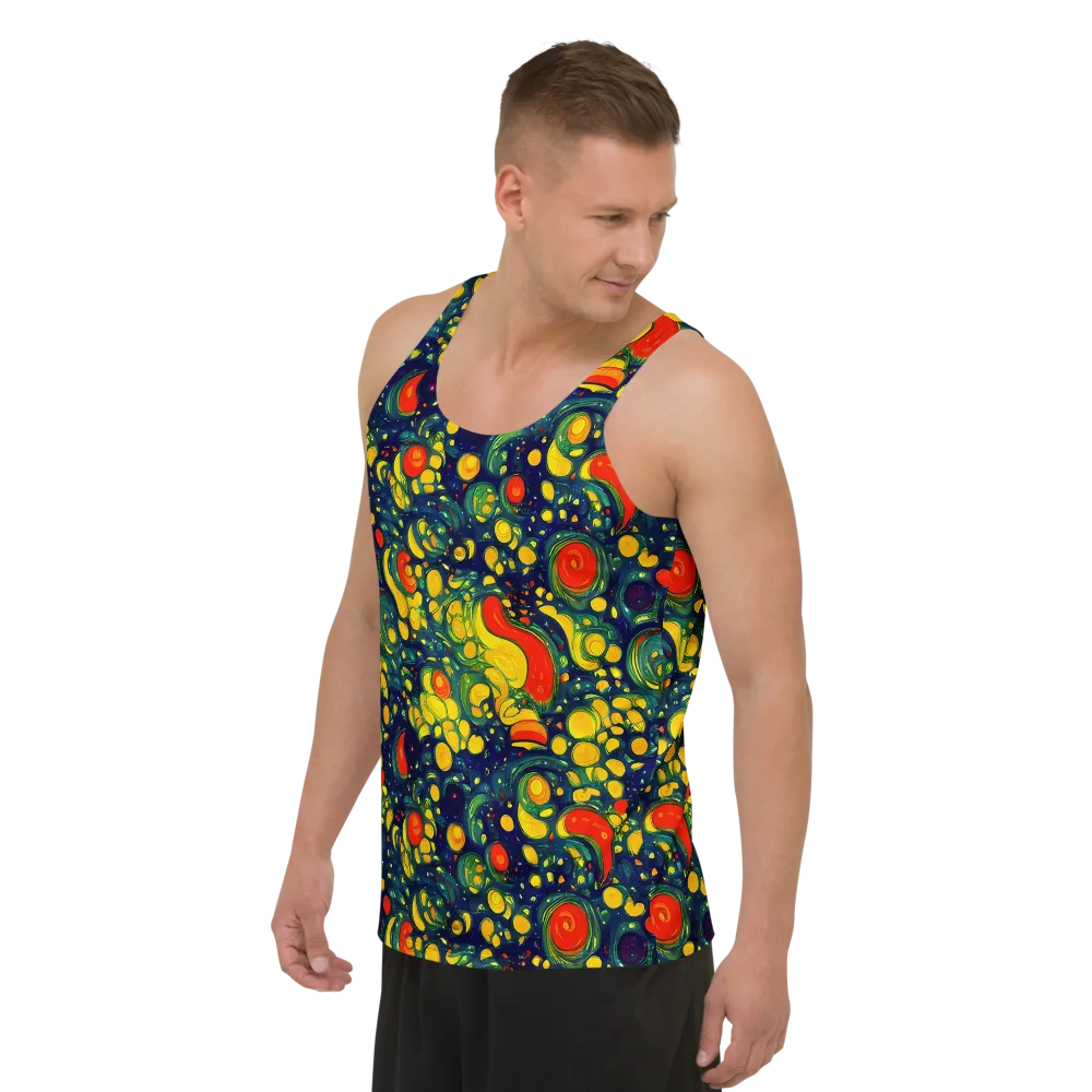 Neon Orchard on Men's Tank Top — Left Front