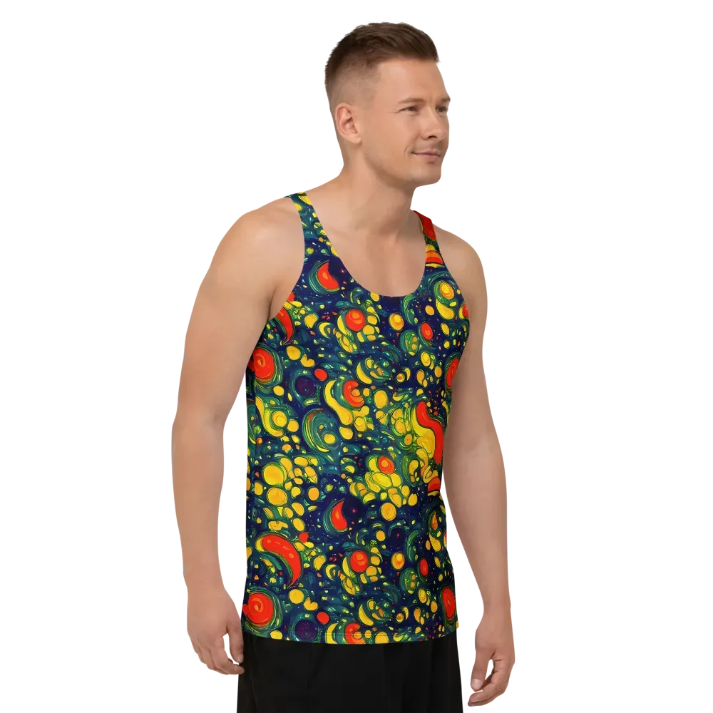 Neon Orchard on Men's Tank Top — Right Front