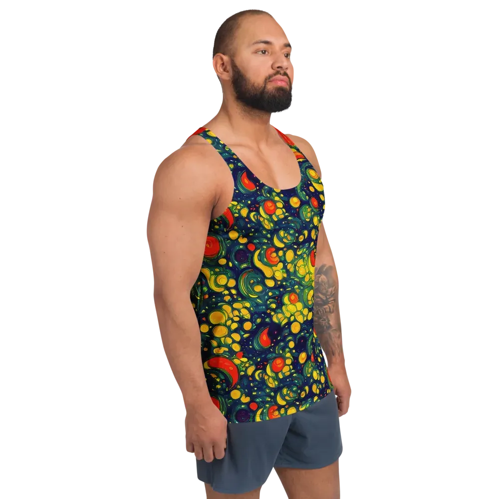 Neon Orchard on Men's Tank Top — Right Front