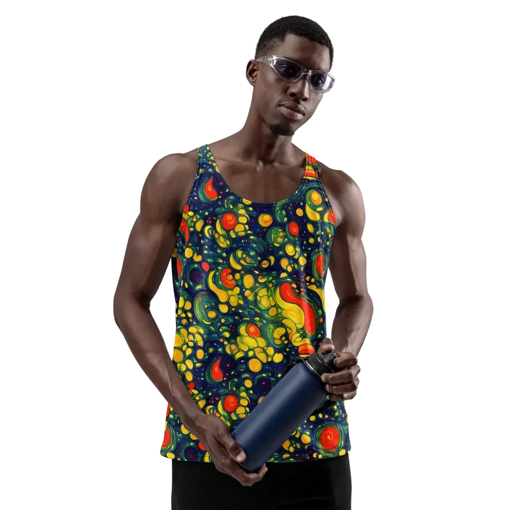 Neon Orchard on Men's Tank Top — Front