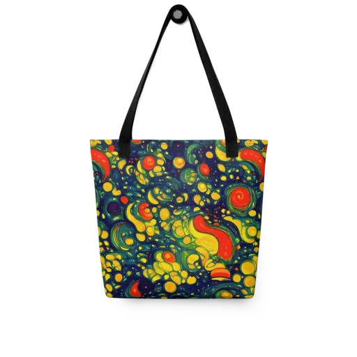 Neon Orchard on a Tote Bag