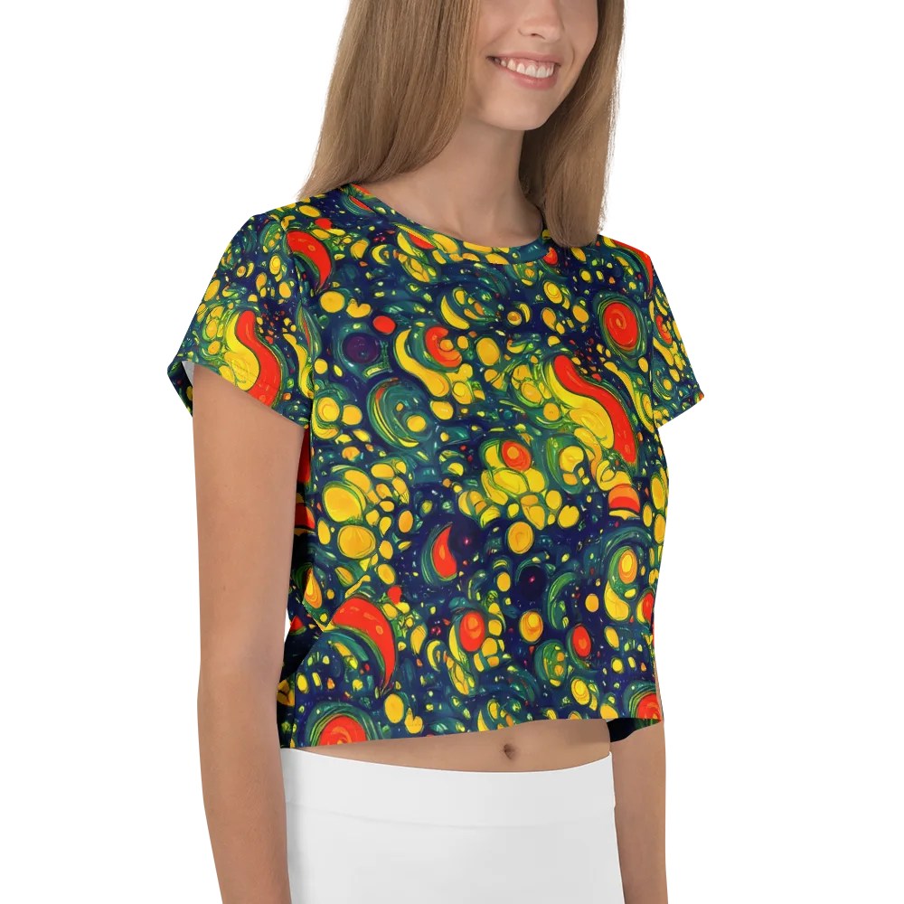 Neon Orchard on Crop Tee — Right