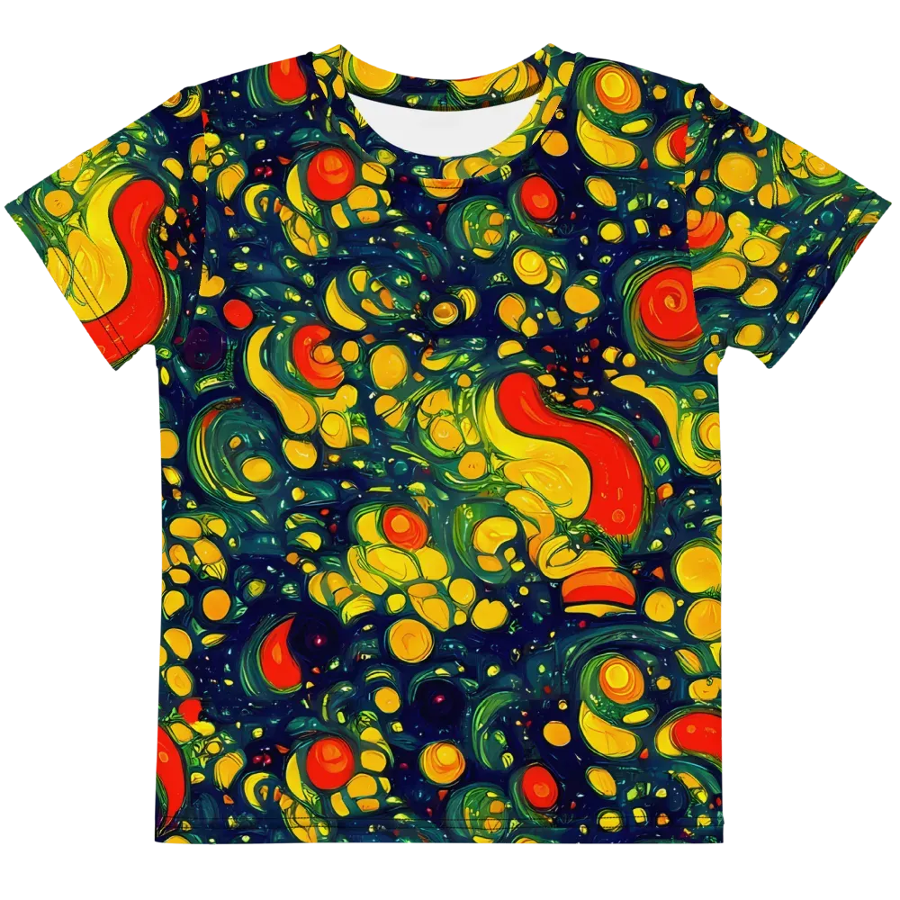 Neon Orchard on Kids Crew Neck T-Shirt — Front