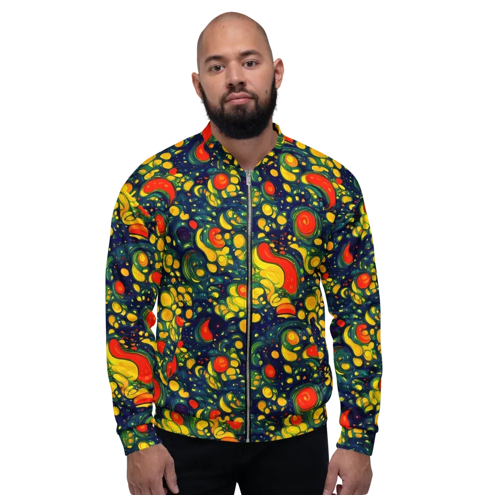 Neon Orchard on Bomber Jacket — Front