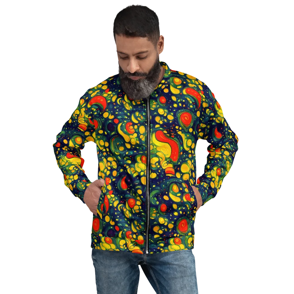 Neon Orchard on Bomber Jacket — Front