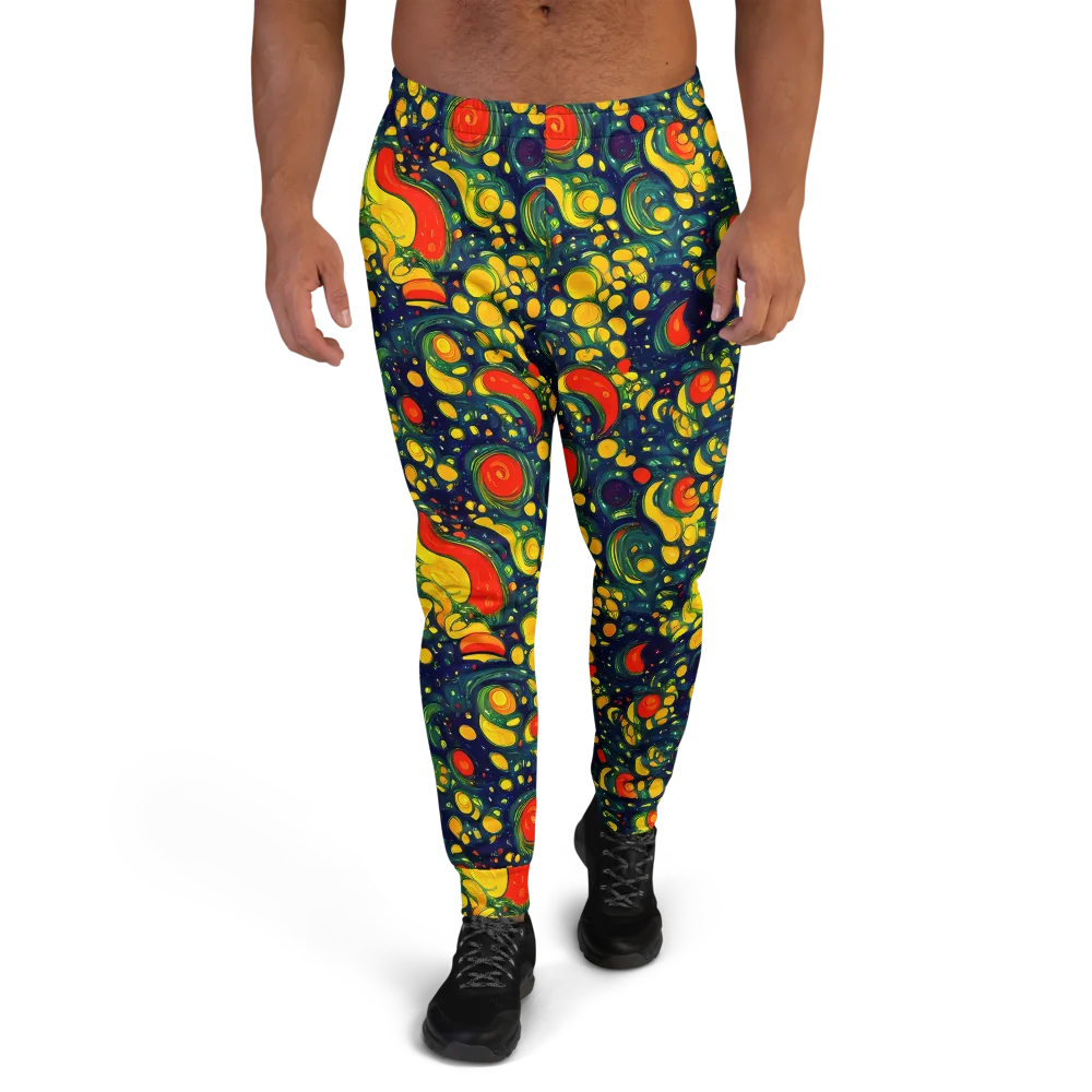 Neon Orchard on Men's Joggers — Front