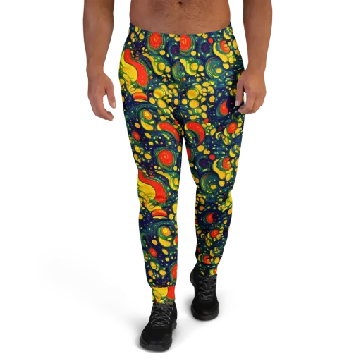 Neon Orchard on a Men's Joggers