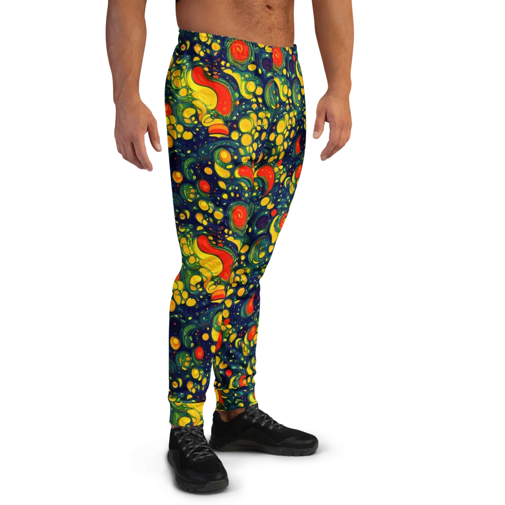 Neon Orchard on Men's Joggers — Right