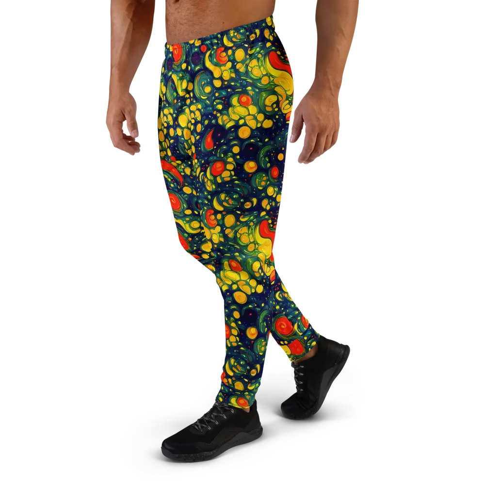 Neon Orchard on Men's Joggers — Left