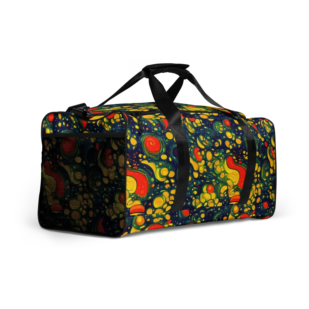 Neon Orchard on Duffle Bag — Right Front
