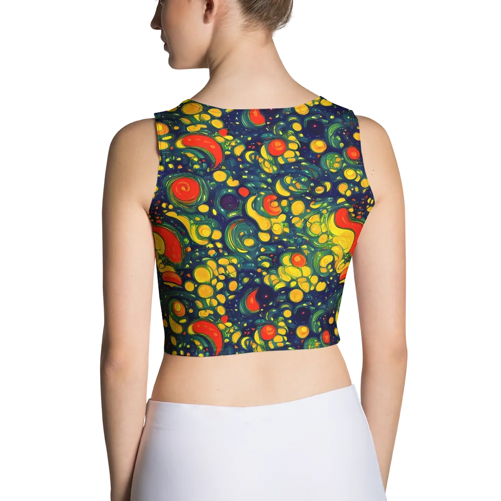 Neon Orchard on Crop Top — Back