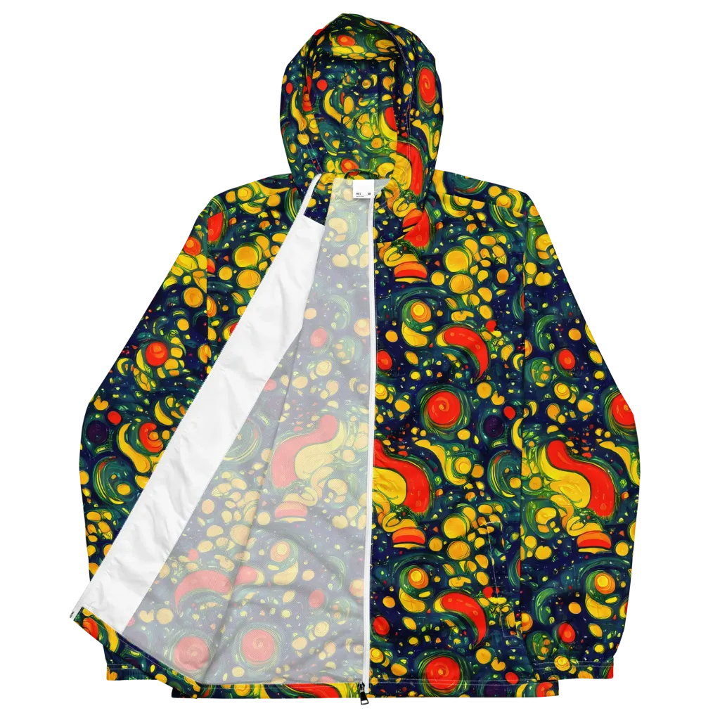 Neon Orchard on Men's Windbreaker — Front