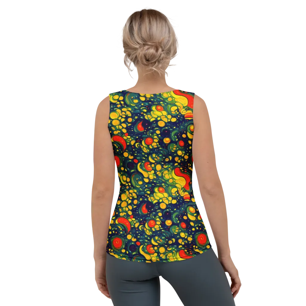 Neon Orchard on Women's Tank Top — Back