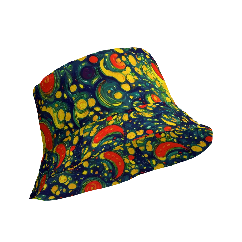 Neon Orchard on Reversible Bucket Hat — Product details Outside