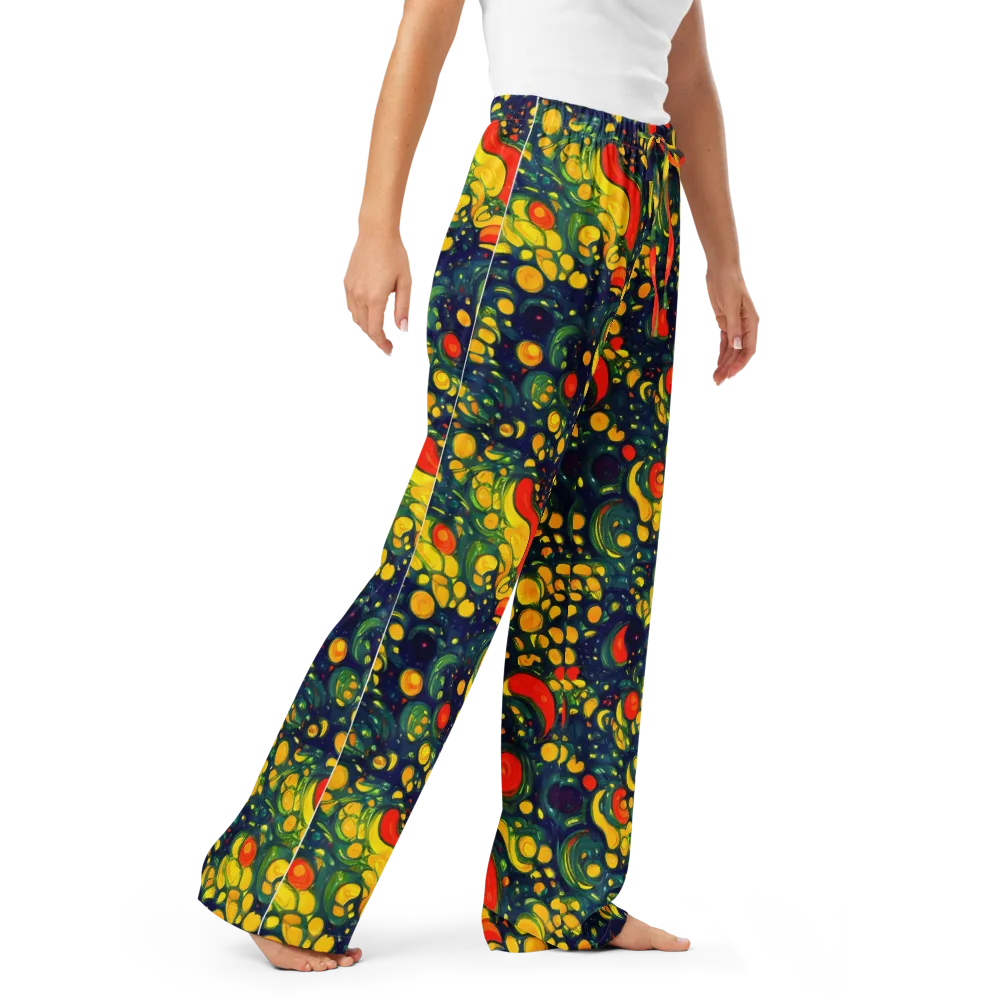 Neon Orchard on Women's Pajama Pants — Right Front