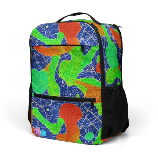 Lime Inferno on a Utility Backpack