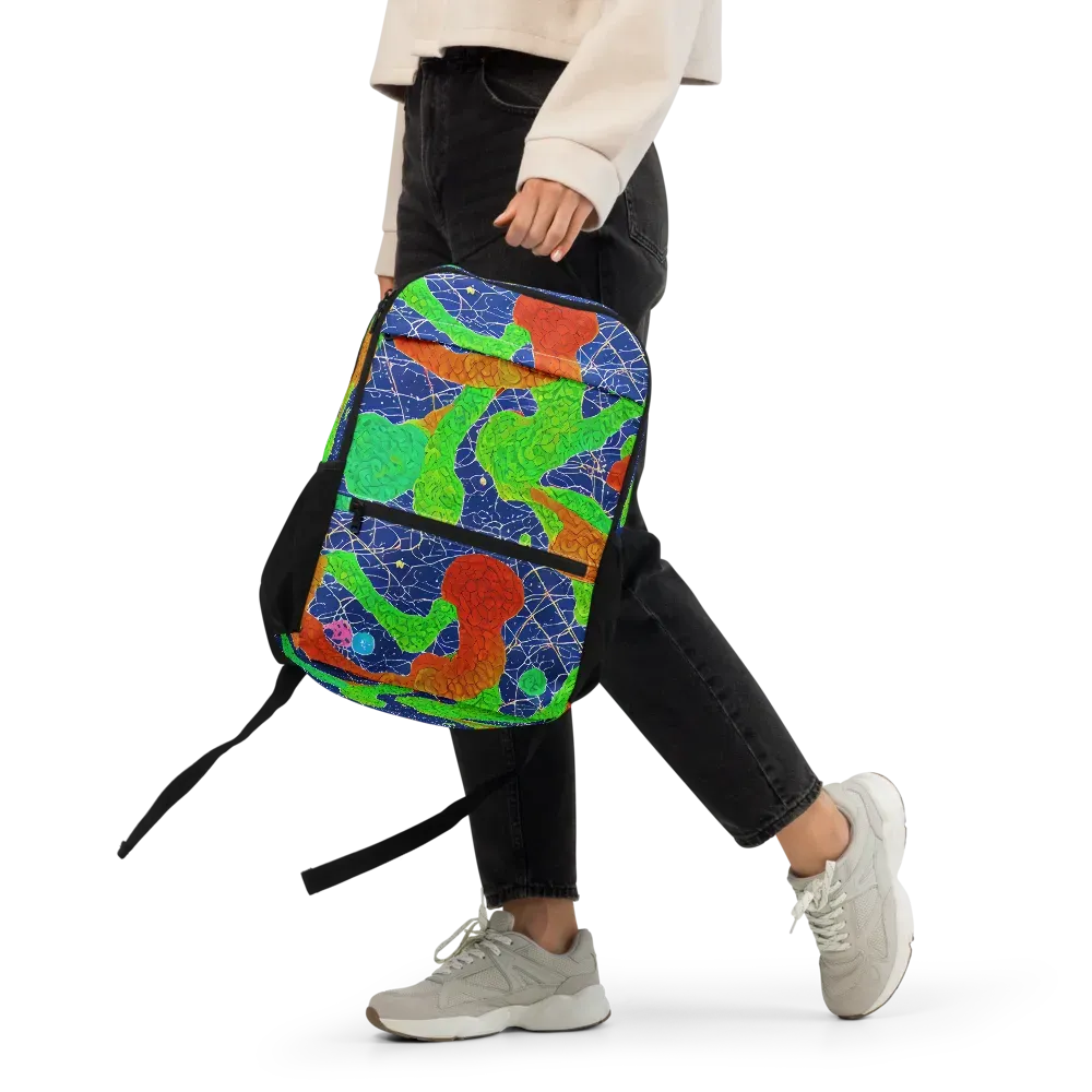 Lime Inferno on Utility Backpack — Front