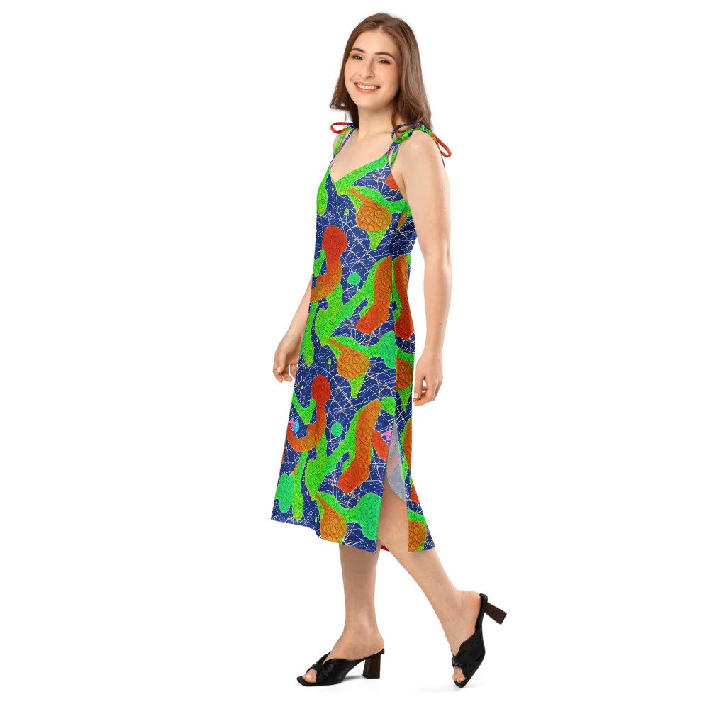 Lime Inferno on Slip Dress — Left Front