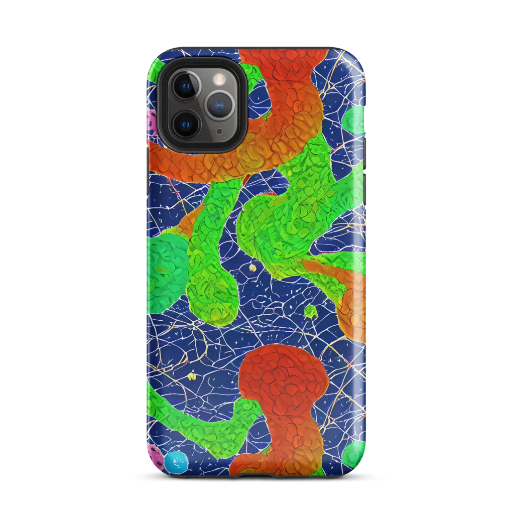 Lime Inferno on Tough Case for iPhone® — Front