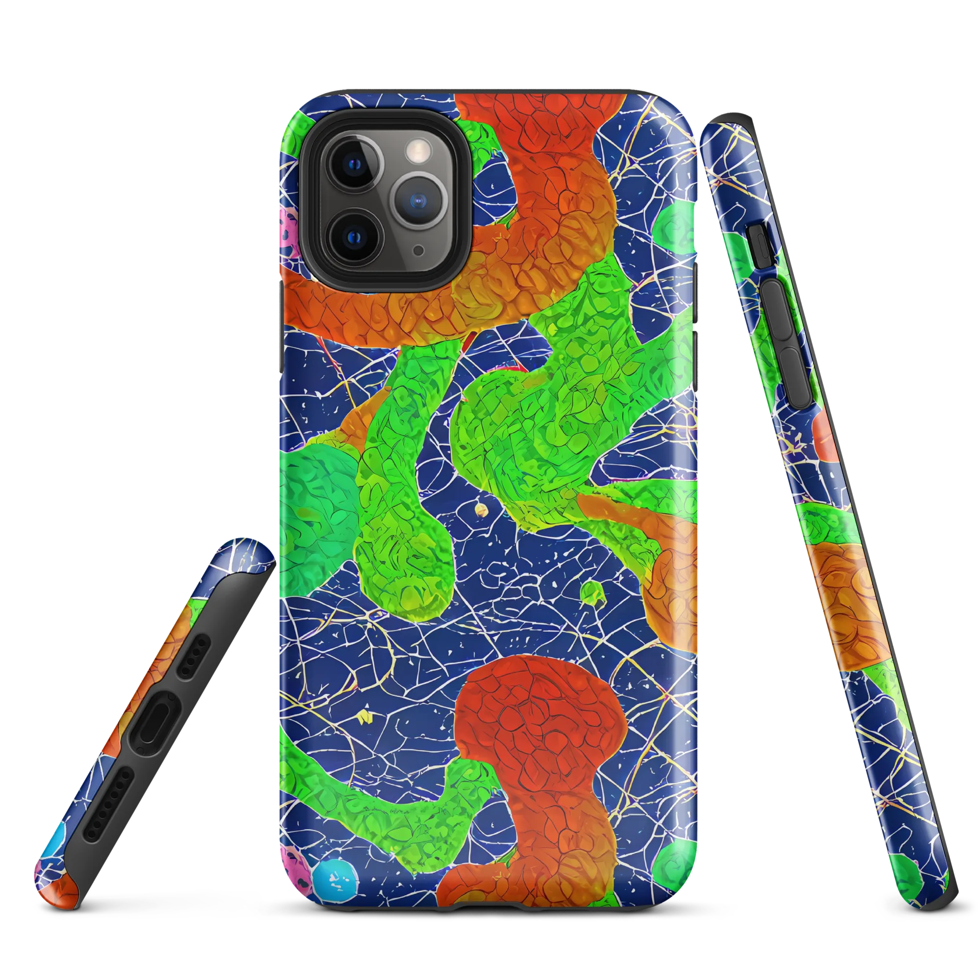 Lime Inferno on Tough Case for iPhone® — Front