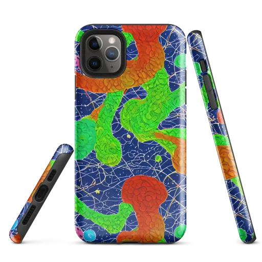 Lime Inferno on a Tough Case for iPhone®