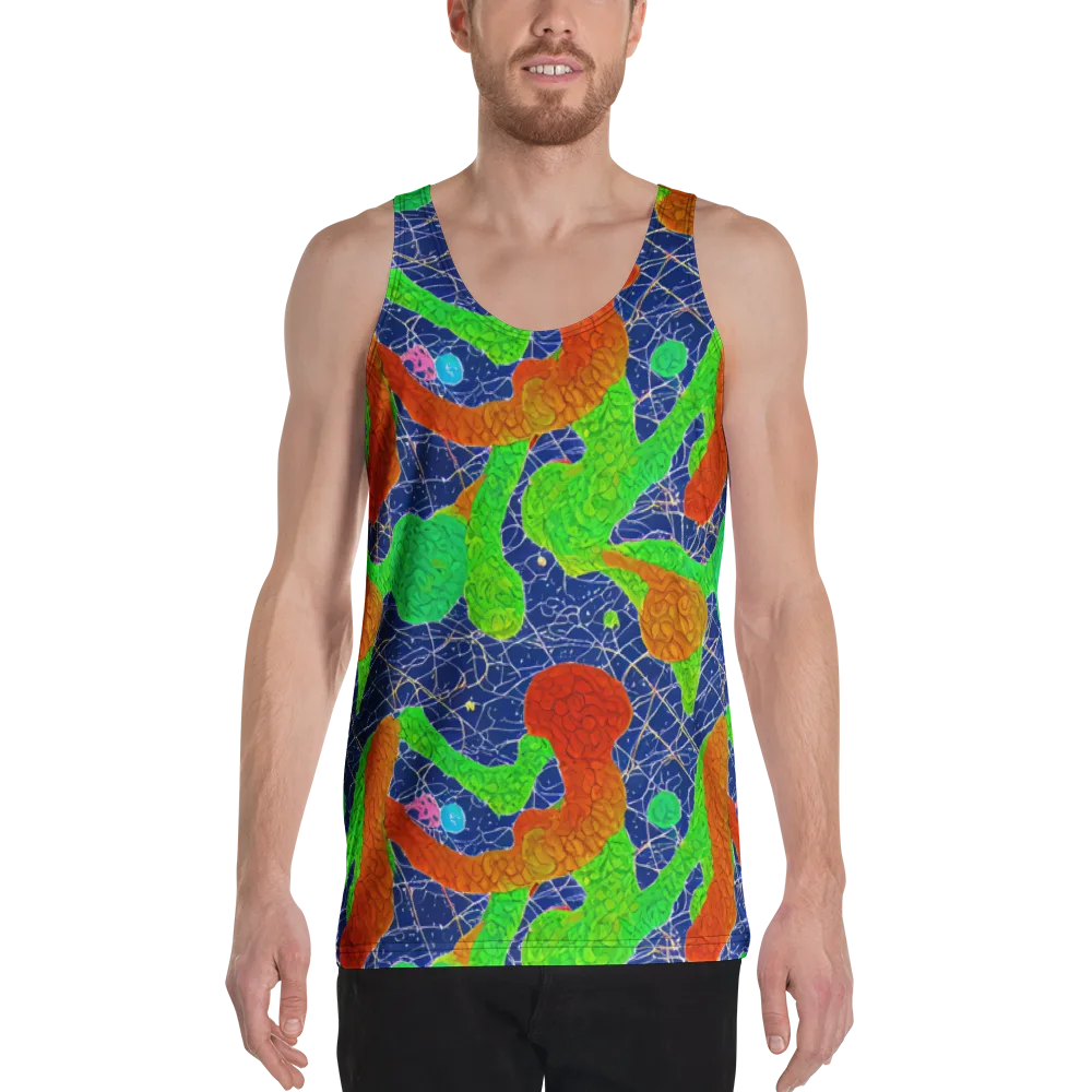 Lime Inferno on Men's Tank Top — Front