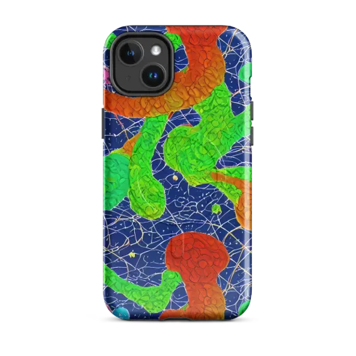 Lime Inferno on a MagSafe Tough Case for iPhone®