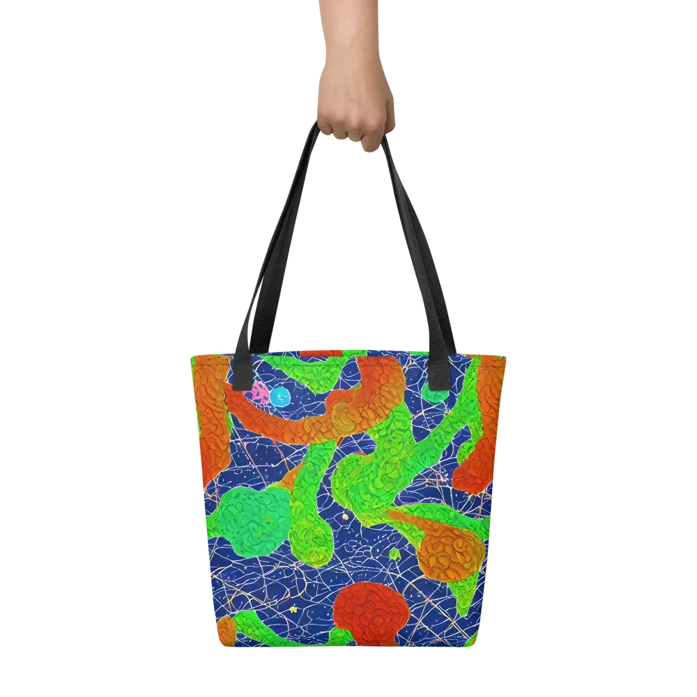 Lime Inferno on Tote Bag — Front