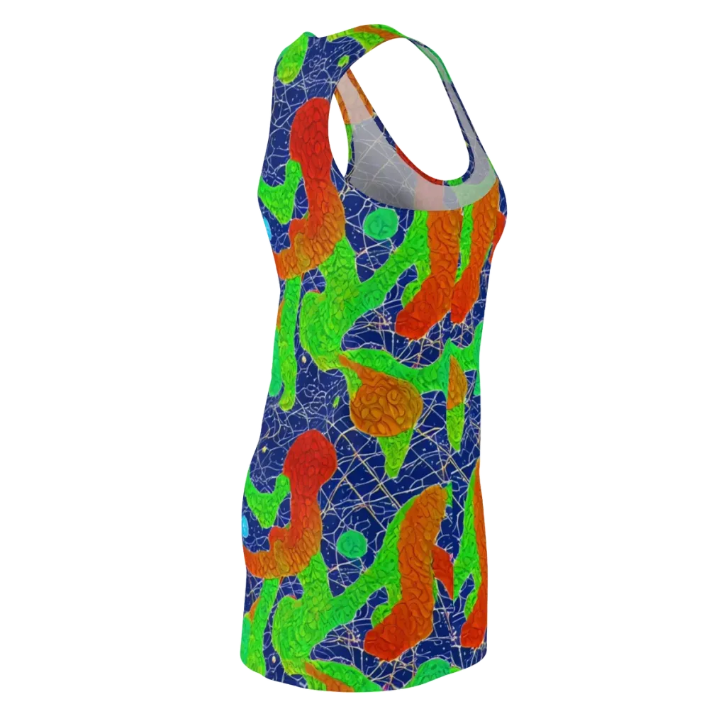 Lime Inferno on Racerback Dress — Back Side