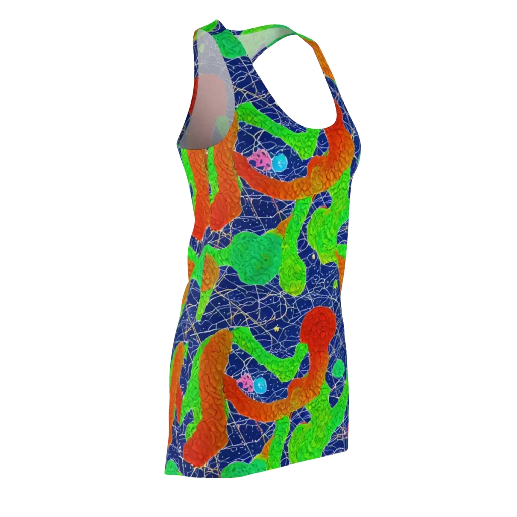 Lime Inferno on Racerback Dress — Front Side
