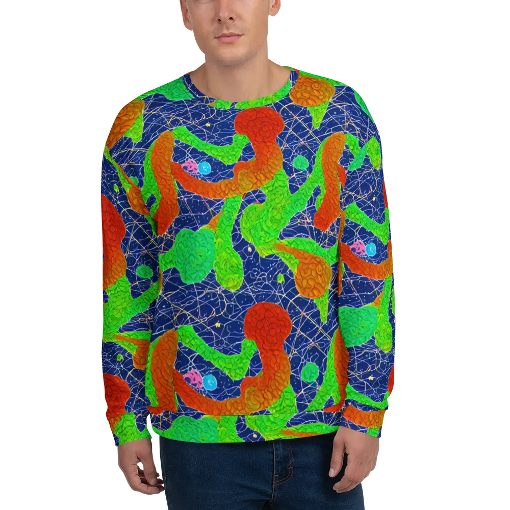 Lime Inferno on Sweatshirt — Front