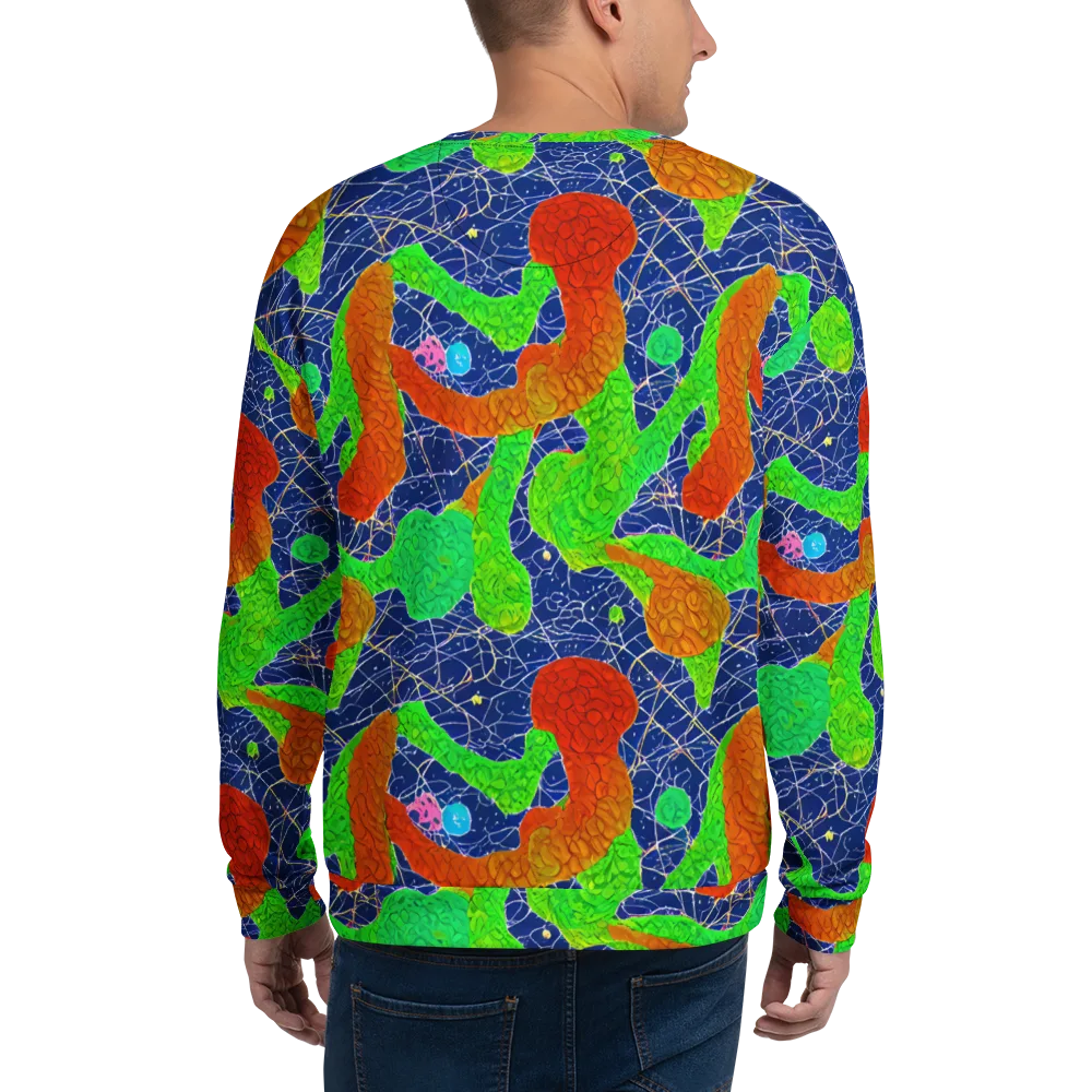 Lime Inferno on Sweatshirt — Back