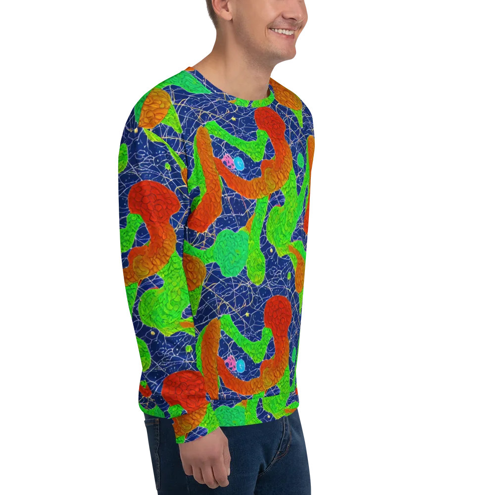 Lime Inferno on Sweatshirt — Right Front