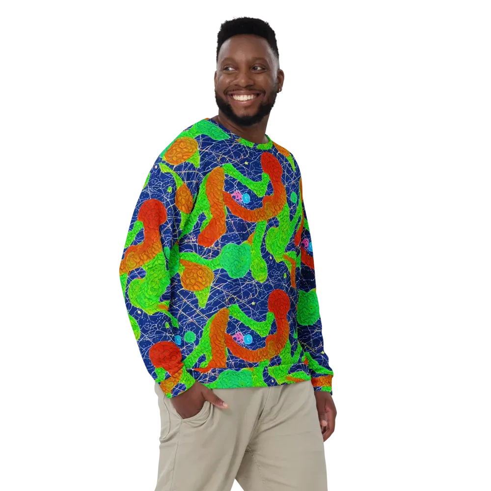 Lime Inferno on Sweatshirt — Front