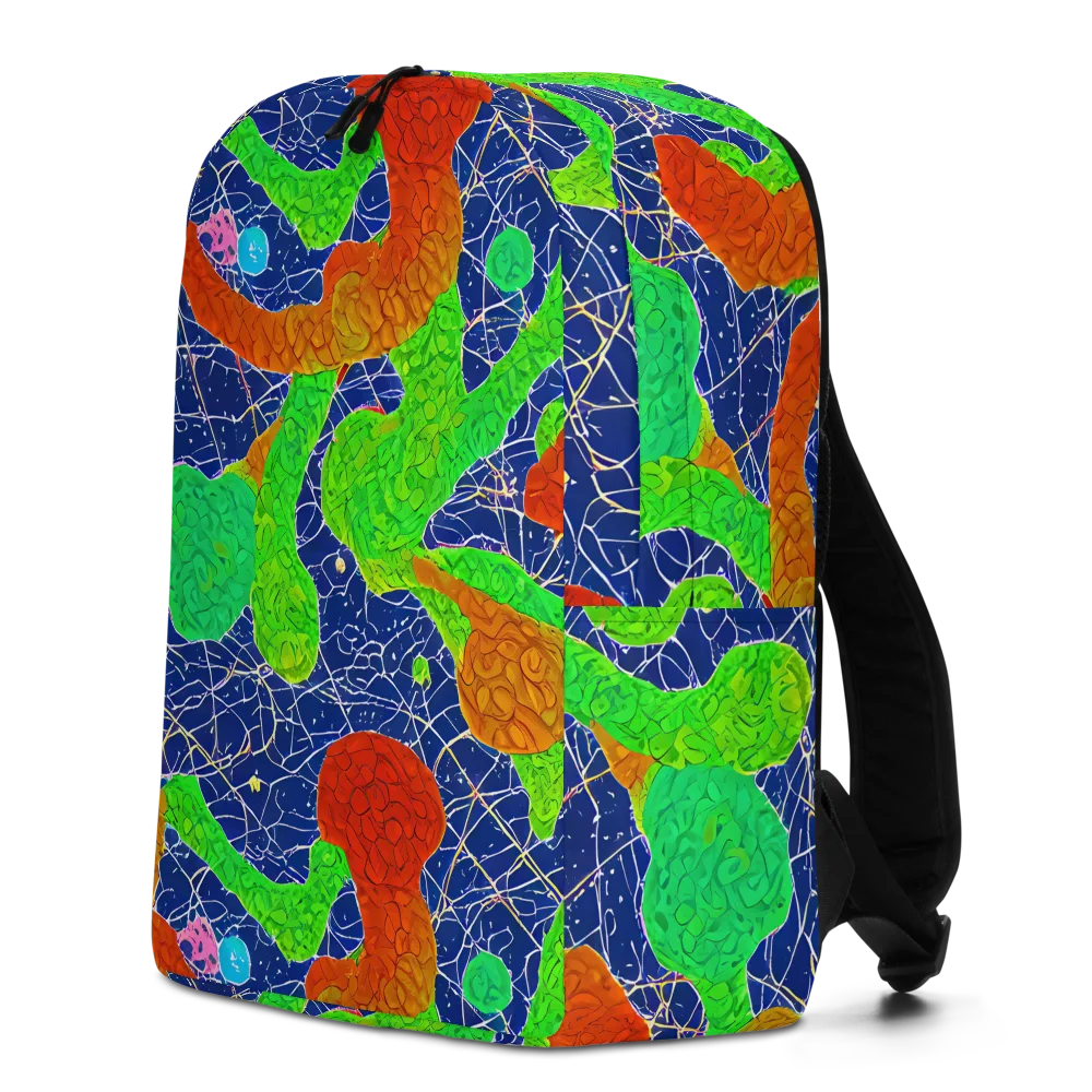 Lime Inferno on Minimalist Backpack — Left
