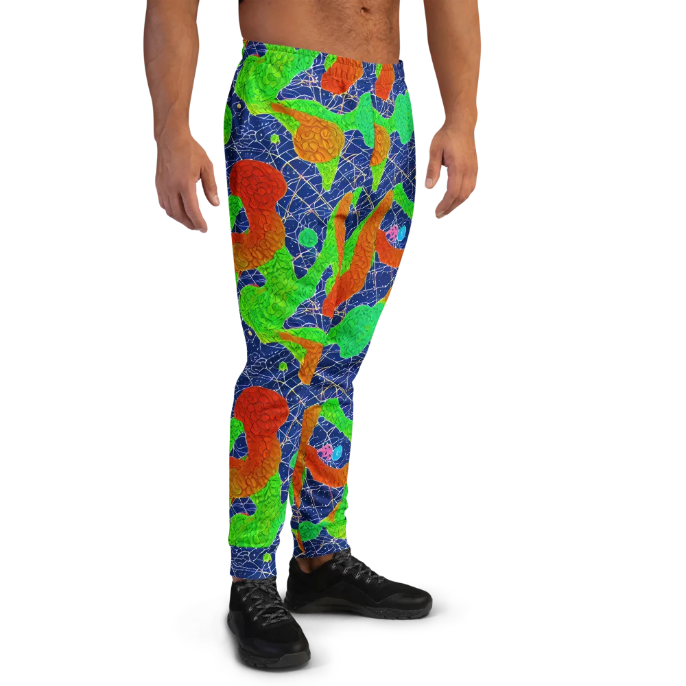 Lime Inferno on Men's Joggers — Right